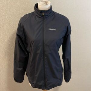 Marmot Medium Black Windbreaker Zip-Up Coat